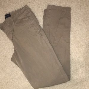 Khaki American Eagle pants slim straight NWOT